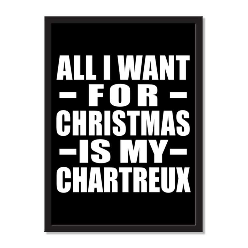 All I Want For Christmas Is My Chartreux - Portrait Frame Photo Tile