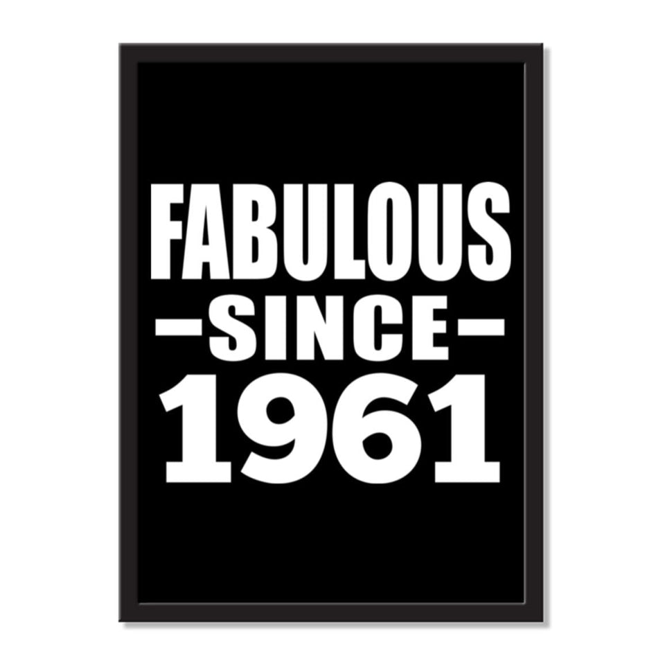Fabulous Since 1961 - Portrait Frame Photo Tile