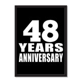 48 Years Anniversary - Portrait Frame Photo Tile