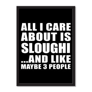 All I Care About Is Sloughi And Like Maybe 3 People - Portrait Frame Photo Tile