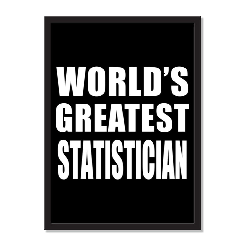 World's Greatest Statistician - Portrait Frame Photo Tile