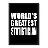 World's Greatest Statistician - Portrait Frame Photo Tile