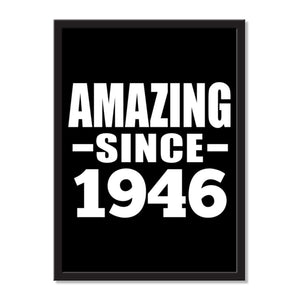 Amazing Since 1946 - Portrait Frame Photo Tile