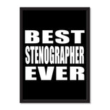 Best Stenographer Ever - Portrait Frame Photo Tile