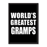 World's Greatest Gramps - Portrait Frame Photo Tile