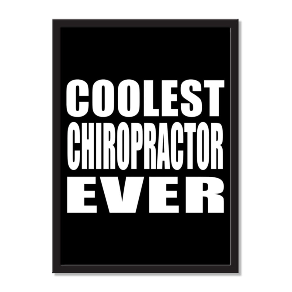 Coolest Chiropractor Ever - Portrait Frame Photo Tile