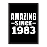 Amazing Since 1983 - Portrait Frame Photo Tile
