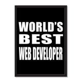World's Best Web Developer - Portrait Frame Photo Tile