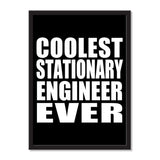 Coolest Stationary Engineer Ever - Portrait Frame Photo Tile
