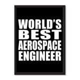 World's Best Aerospace Engineer - Portrait Frame Photo Tile
