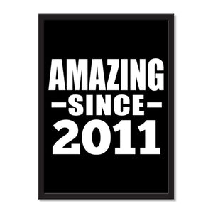 Amazing Since 2011 - Portrait Frame Photo Tile