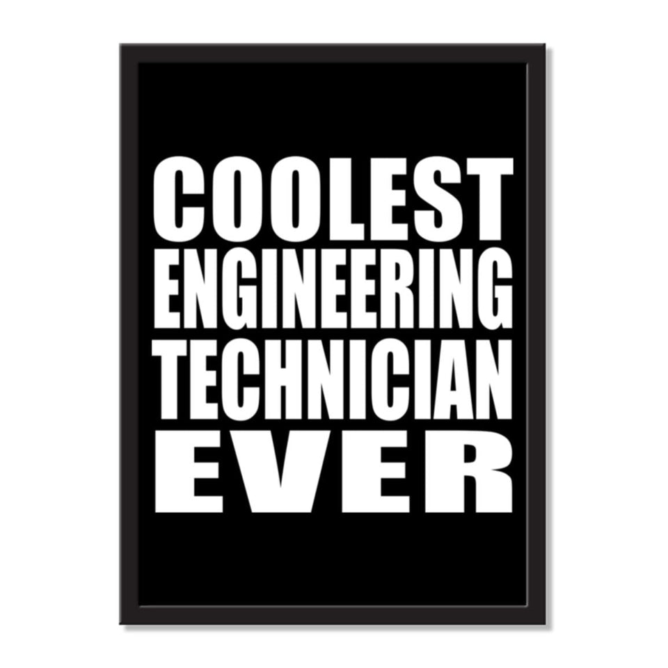 Coolest Engineering Technician Ever - Portrait Frame Photo Tile