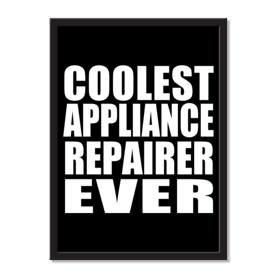 Coolest Appliance Repairer Ever - Portrait Frame Photo Tile