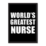 World's Greatest Nurse - Portrait Frame Photo Tile
