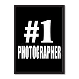 Number One #1 Photographer - Portrait Frame Photo Tile