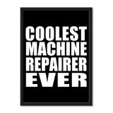 Coolest Machine Repairer Ever - Portrait Frame Photo Tile