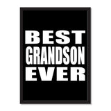 Best Grandson Ever - Portrait Frame Photo Tile