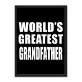 World's Greatest Grandfather - Portrait Frame Photo Tile