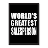 World's Greatest Salesperson - Portrait Frame Photo Tile