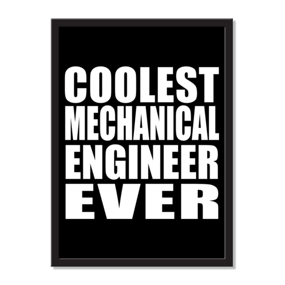 Coolest Mechanical Engineer Ever - Portrait Frame Photo Tile