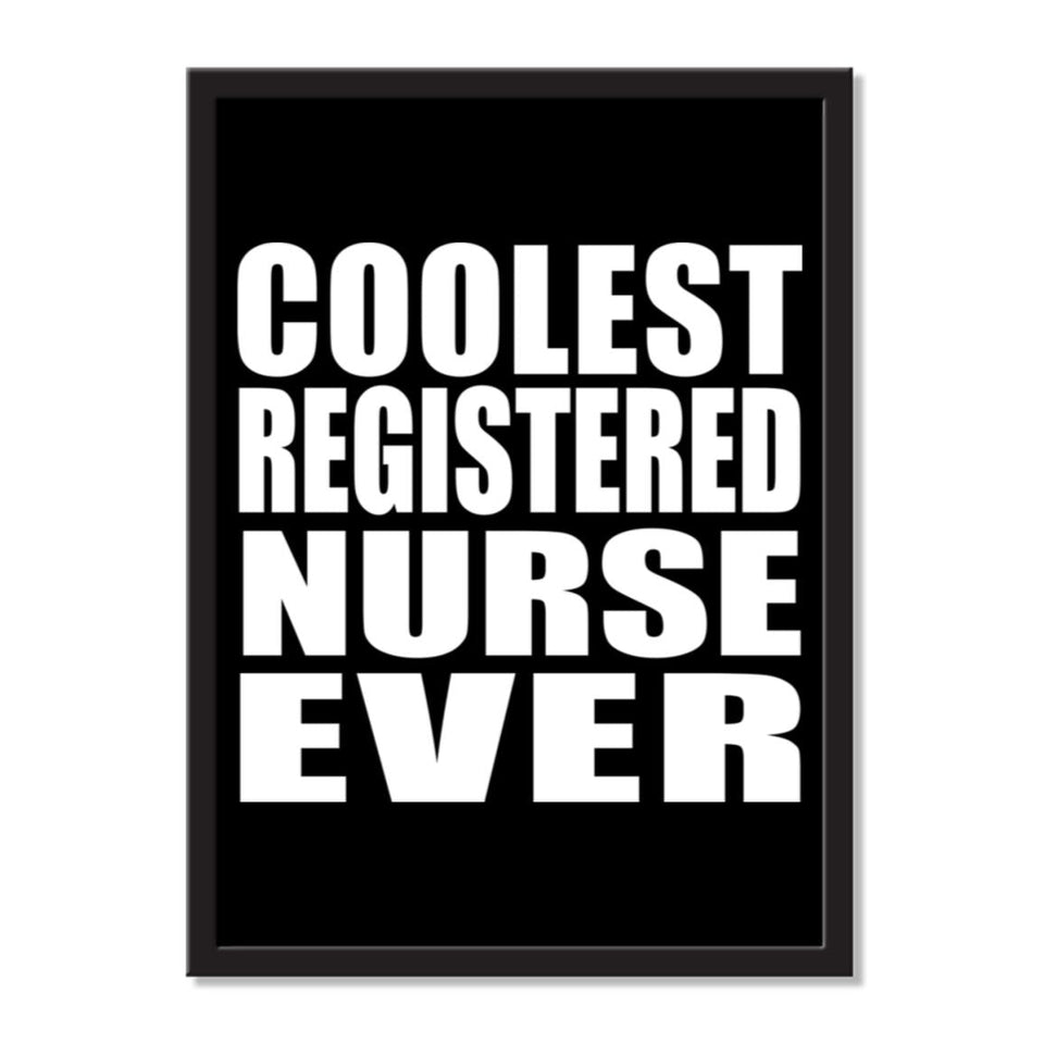 Coolest Registered Nurse Ever - Portrait Frame Photo Tile