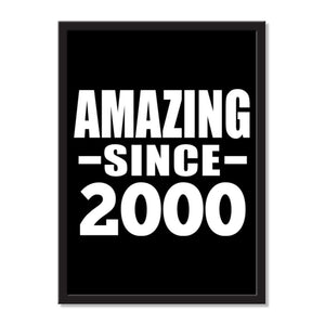 Amazing Since 2000 - Portrait Frame Photo Tile