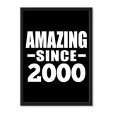 Amazing Since 2000 - Portrait Frame Photo Tile