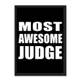 Most Awesome Judge - Portrait Frame Photo Tile