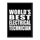World's Best Electrical Technician - Portrait Frame Photo Tile