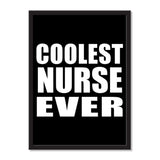 Coolest Nurse Ever - Portrait Frame Photo Tile