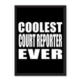 Coolest Court Reporter Ever - Portrait Frame Photo Tile