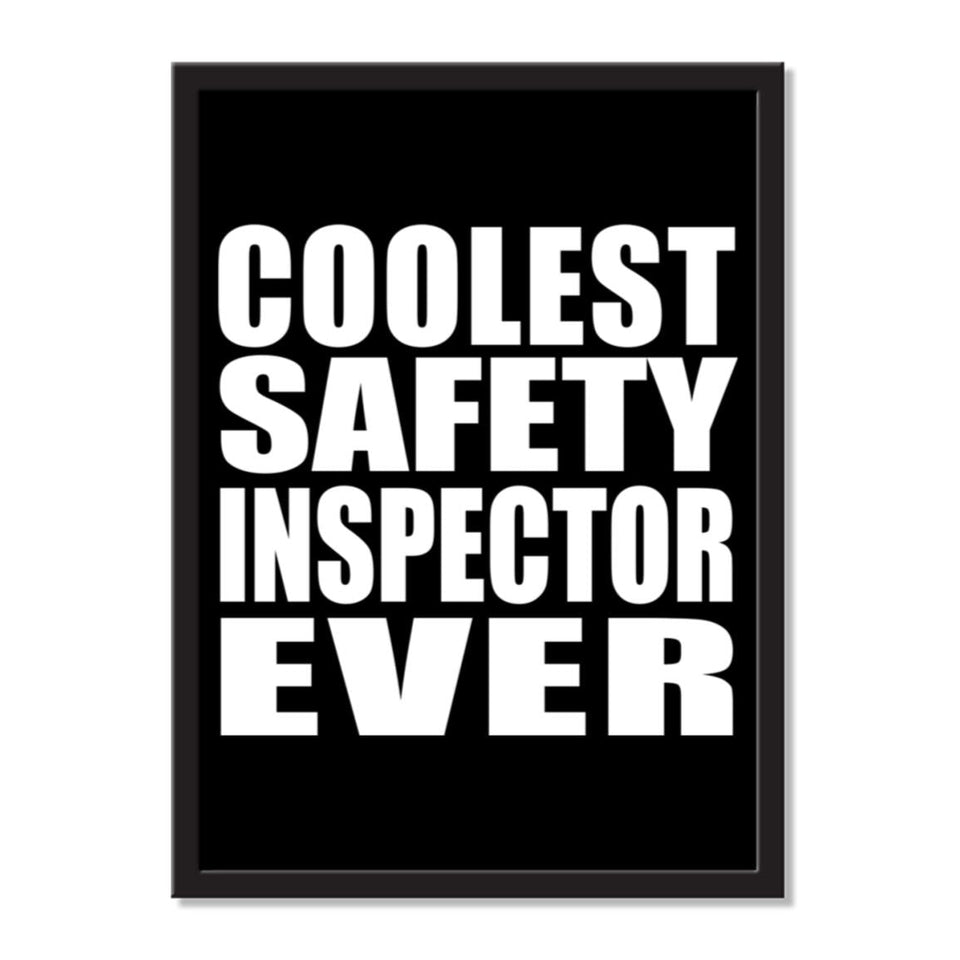 Coolest Safety Inspector Ever - Portrait Frame Photo Tile