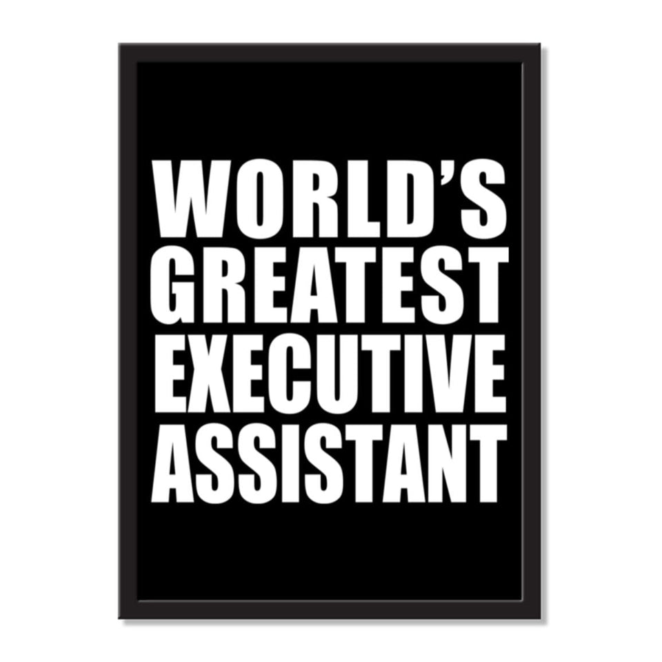 World's Greatest Executive Assistant - Portrait Frame Photo Tile