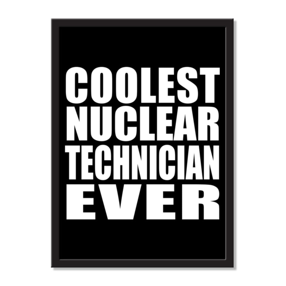 Coolest Nuclear Technician Ever - Portrait Frame Photo Tile