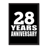 28 Years Anniversary - Portrait Frame Photo Tile