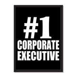 Number One #1 Corporate Executive - Portrait Frame Photo Tile