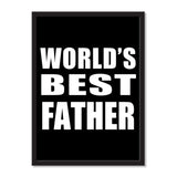 World's Best Father - Portrait Frame Photo Tile