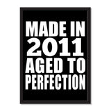 Made In 2011 Aged to Perfection - Portrait Frame Photo Tile
