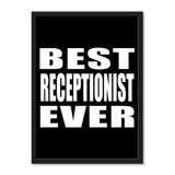 Best Receptionist Ever - Portrait Frame Photo Tile