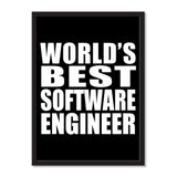 World's Best Software Engineer - Portrait Frame Photo Tile