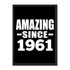 Amazing Since 1961 - Portrait Frame Photo Tile