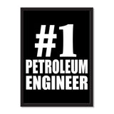 Number One #1 Petroleum Engineer - Portrait Frame Photo Tile