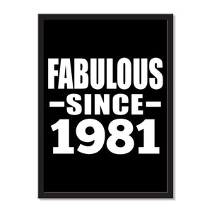 Fabulous Since 1981 - Portrait Frame Photo Tile
