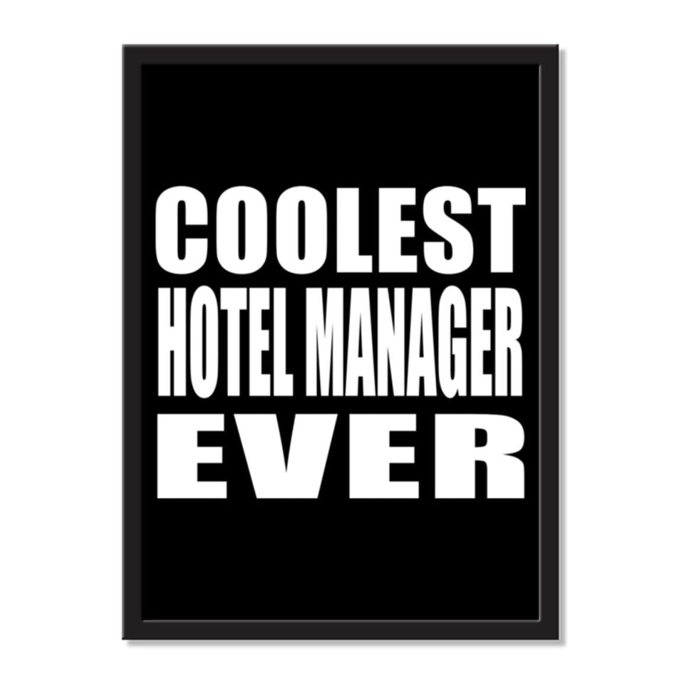 Coolest Hotel Manager Ever - Portrait Frame Photo Tile