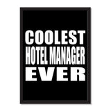 Coolest Hotel Manager Ever - Portrait Frame Photo Tile