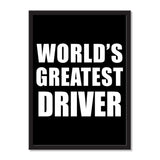 World's Greatest Driver - Portrait Frame Photo Tile