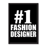Number One #1 Fashion Designer - Portrait Frame Photo Tile