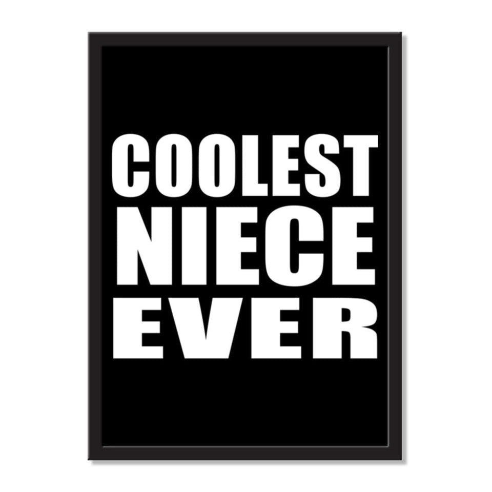 Coolest Niece Ever - Portrait Frame Photo Tile