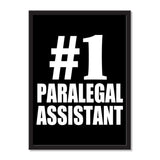 Number One #1 Paralegal Assistant - Portrait Frame Photo Tile