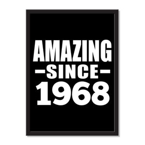 Amazing Since 1968 - Portrait Frame Photo Tile
